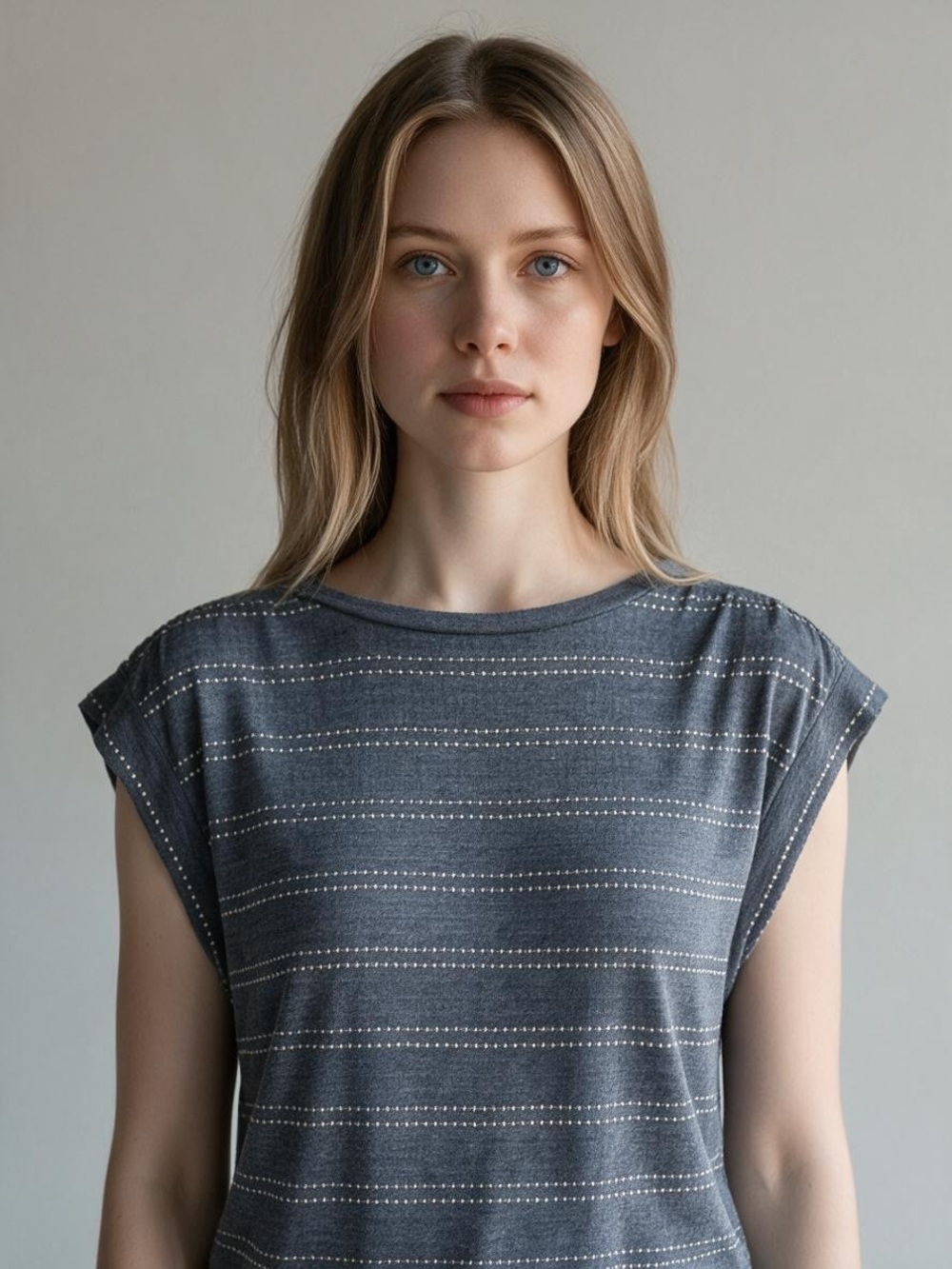 LOFT Outlet Striped Top | Medium • Soft Knit Striped Tee • NWT